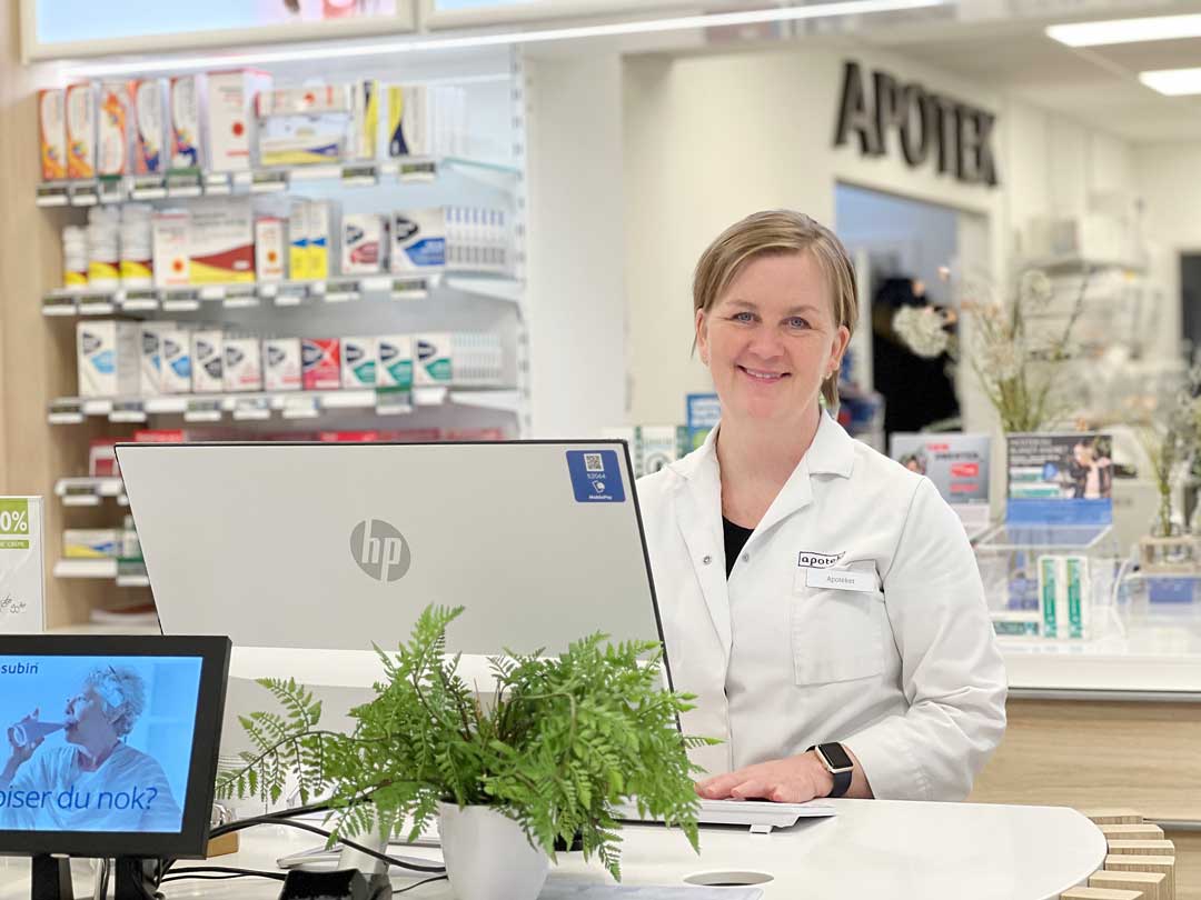 Den 1. april har Charlotte Wiberg været apoteker – udnævnt af Lægemiddelstyrelsen - i Hvalsø i ni år.